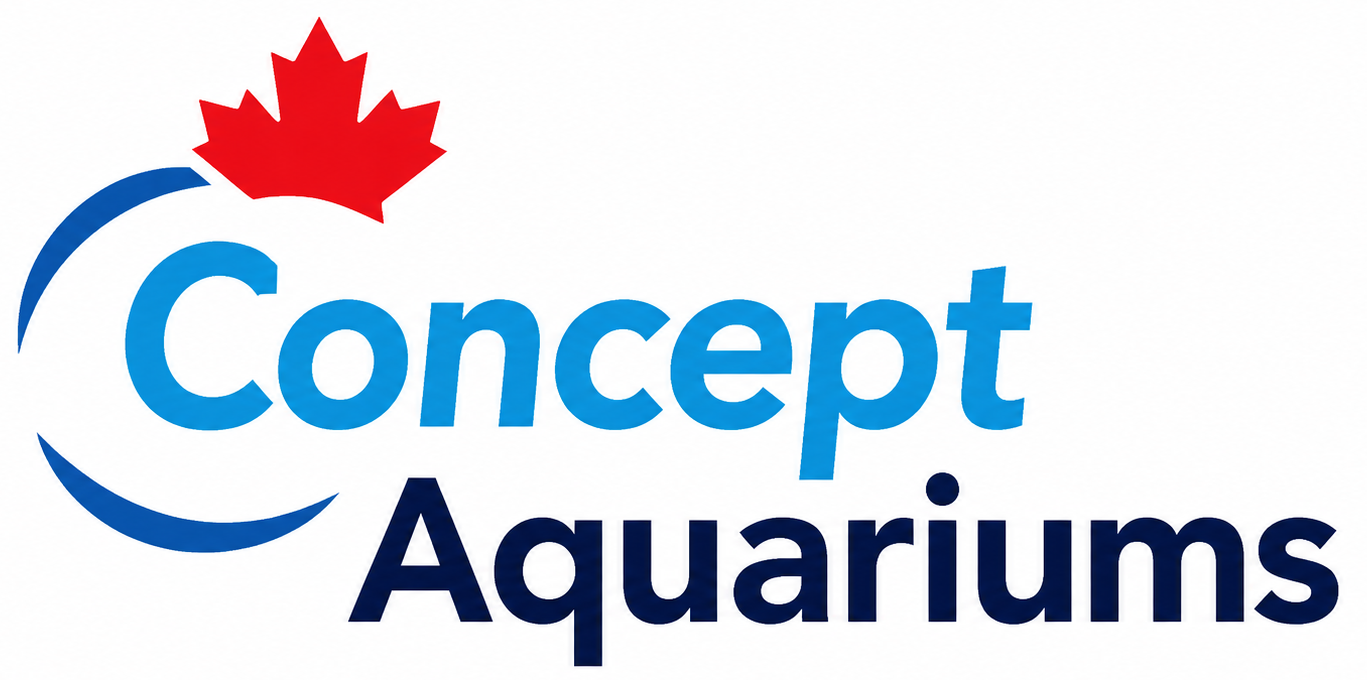 Concept Aquariums logo, Canadian custom aquarium manufacturer and partner of Benjamin’s Aquarium Services.