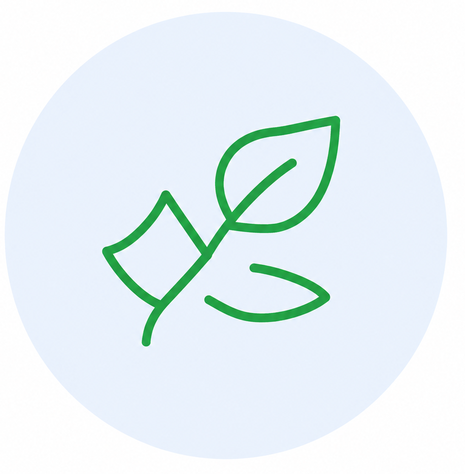 Lotus pond icon representing professional pond cleaning and restoration services.